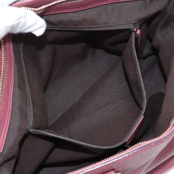 Gucci Bamboo Tassel Leather Two-Way Handbag Pink - Picture 9 of 16